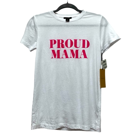 New! Halogen crew neck short sleeve t-shirt, cotton, white, size women's XS - Picture 1 of 5